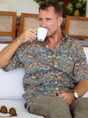 Hawaiian Shirts For Men Strawberry Thief Designer Morris Shirt