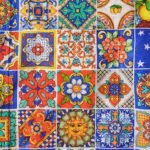 Men's Hawaiian Shirt Short Sleeve Button-down 100% Cotton Aloha Mediterranean Tile Haven