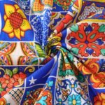 Men's Hawaiian Shirt Short Sleeve Button-down 100% Cotton Aloha Mediterranean Tile Haven