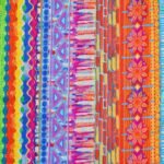 Men's Striped Hawaiian Shirt Short Sleeve Button-down Yiume 100% Cotton Red Aloha Geometric Dimensions