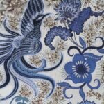 Men's Hawaiian Shirt Short Sleeve Button-down 100% Cotton Blue Aloha Blue Floral Phoenix