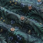 Yiume Tropical Hawaiian Shirt For Men Green Cotton Button-down Short Sleeve Vintage Aloha Shirt