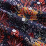 1950s Tropical Hawaiian Shirt For Men Quirky Plants Print Short Sleeve Cotton Aloha Shirt