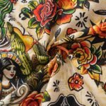 Men's Hawaiian Shirt Tiki Shirt Short Sleeve Button-down 100% Cotton Beige Aloha Aloha Dreams