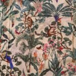 Men's Tropical Hawaiian Shirt Cotton Button-down Short Sleeve Aloha Jungle Shirt