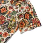 Men's Hawaiian Shirt Tiki Shirt Short Sleeve Button-down 100% Cotton Beige Aloha Aloha Dreams