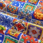 Men's Hawaiian Shirt Short Sleeve Button-down 100% Cotton Aloha Mediterranean Tile Haven